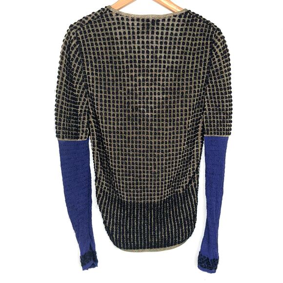 Moschino Cheap and Chic Mohair Wool Knit Cardigan Sweater Size 8 - Picture 10 of 13